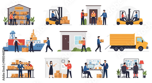 Logistics and Supply Chain Management: Warehouse, Shipping, Delivery & Office Operations