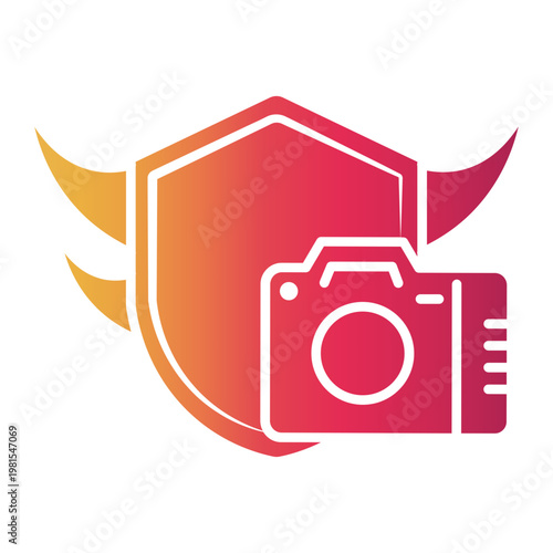 fighting gaming Gradient icon