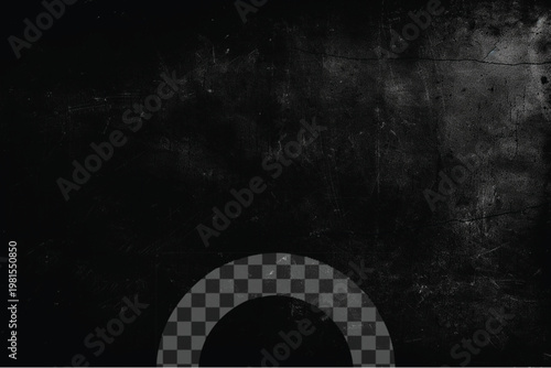 Transparent overlay effect on black background for design and editing, isolated chroma key, 4k high quality