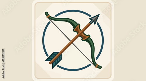 Lag BaOmer celebration with bow and arrow in a crowded outdoor festival