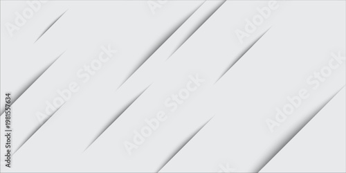 Dynamic grey white background paper shine and layer element vector for presentation design, background design
