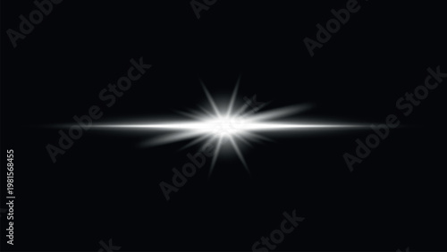 Bright starburst, overlay effect vector element