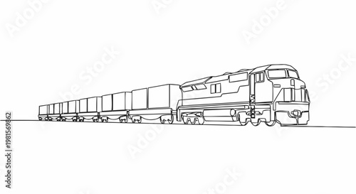 train on a white background
