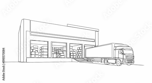 vector drawing of a house