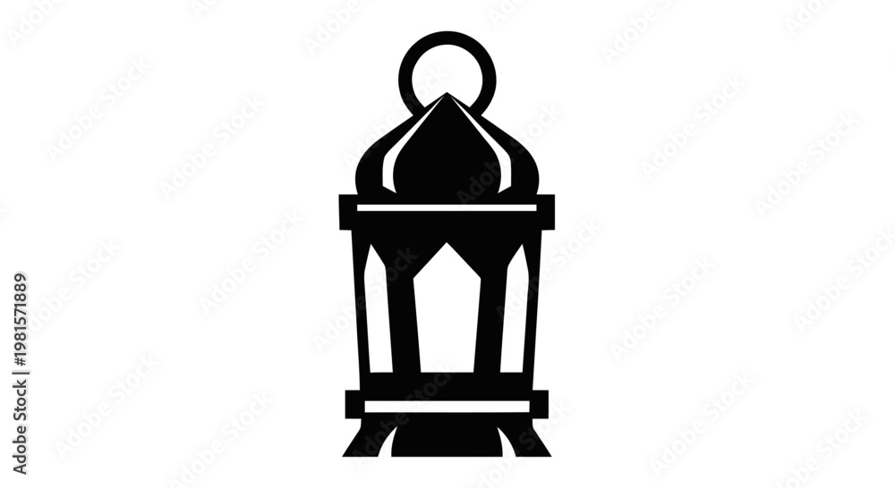 Obraz premium antique lamp isolated on white