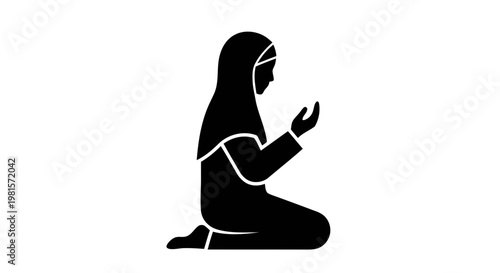silhouette of a woman doing yoga
