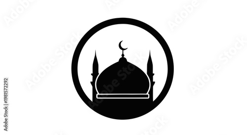 vector illustration of a silhouette of a boat