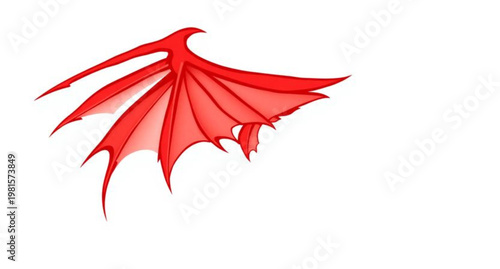 Beautiful autumn red maple leaf isolated on white background represents nature beauty for fall season decoration