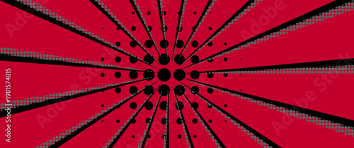 Retro Swirl Background - Hypnotic reed and orange Twirl