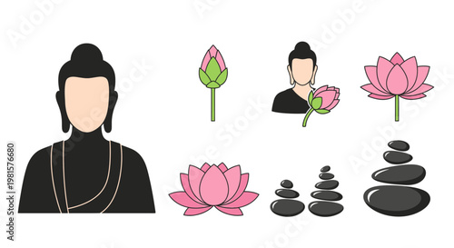 Woman in meditation yoga practice.