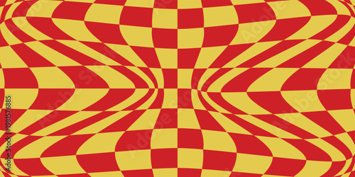 chess board pattern gold and red. seamless geometric pattern with triangles, red diamond checkerboard repeat pattern, replete image, design for fabric printing