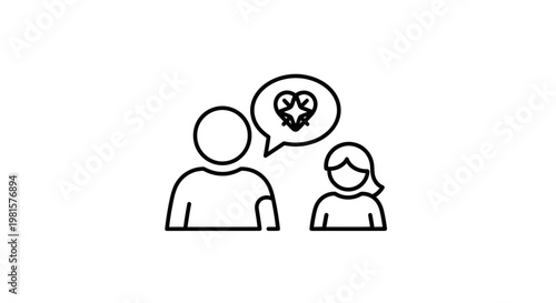 Couple Discussing Relationship Issues, Communication, and Love Problems