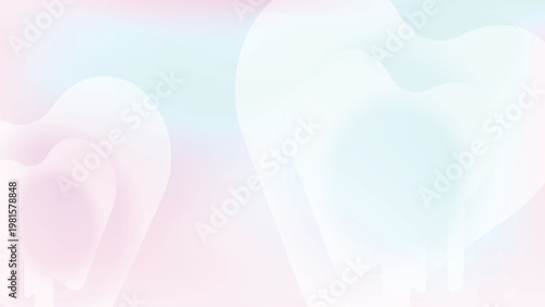 Soft pastel abstract gradient desktop wallpaper vector