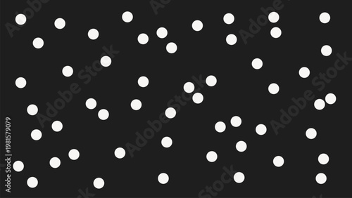 White dots on black desktop wallpaper vector