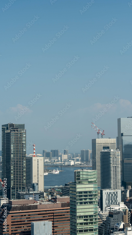Naklejka premium 東京の街並み