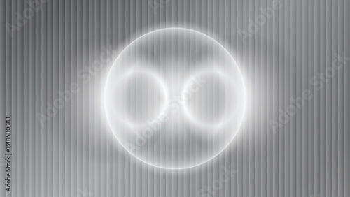 Abstract glowing circle on stripes desktop wallpaper vector
