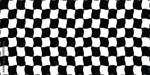 checked seamless pattern racing flag wave water doodle vector cartoon tile background repeat wallpaper gift wrapping paper illustration scarf isolated