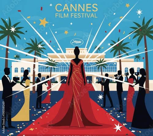 Cannes Film Festival Glamour A Red Carpet Event Celebrating Cinema and Stardom