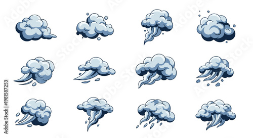 Large grid of colorful ice cream and dessert icons including cones bars cupcakes fruit slices and various sweet treats with toppings.