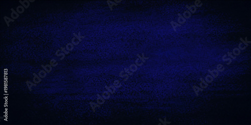 Tableau sur toile A dark blue grunge background with a rough chalk texture and a vintage paper pat