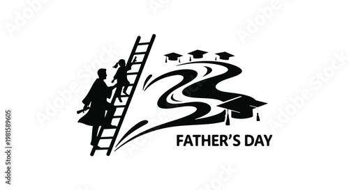 father's day graduation celebration concept