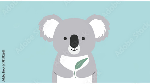 Cute Koala Bear Australian Native Animal.