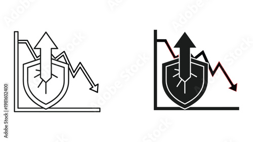 Medical alert timer emergency icon design