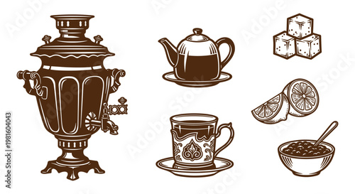 Russian Tea Ceremony Elements