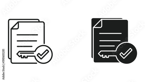 Gift box direction arrows choice option icon set