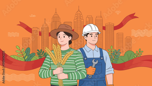 2026 year of Labor Day design elements