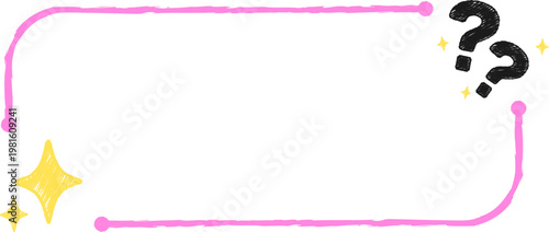 Question mark frame