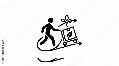 Eco-Friendly Delivery Icon