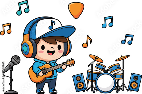 Vintage bread loaf and butter vector illustration, sliced bakery bread with butter pats and knife, black and white rustic kitchen food clipart