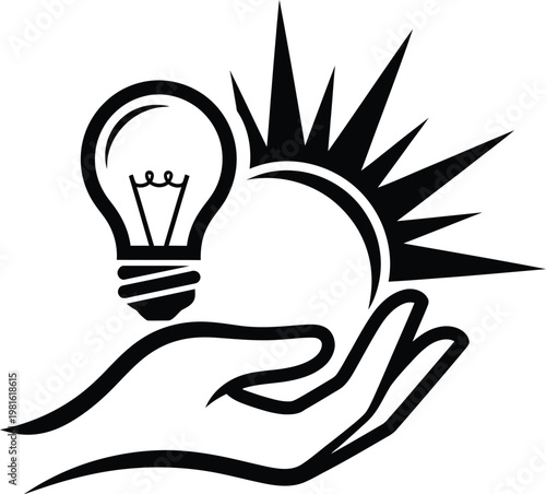 Minimalist honey jar vector icon, black and white honey pot with wooden dipper and spoon, organic bee product illustration for food packaging