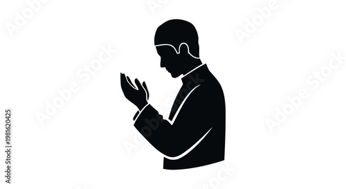 silhouette of a woman in a hood