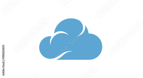 Cloud Icon Weather Symbol.