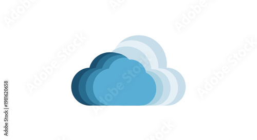 Cloud Icon Weather Symbol.