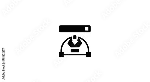 vector illustration of a white mailbox