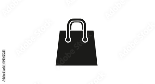 shopping bag isolated on white
