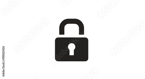 padlock and key