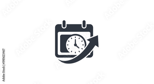 Calendar Clock Time Schedule.