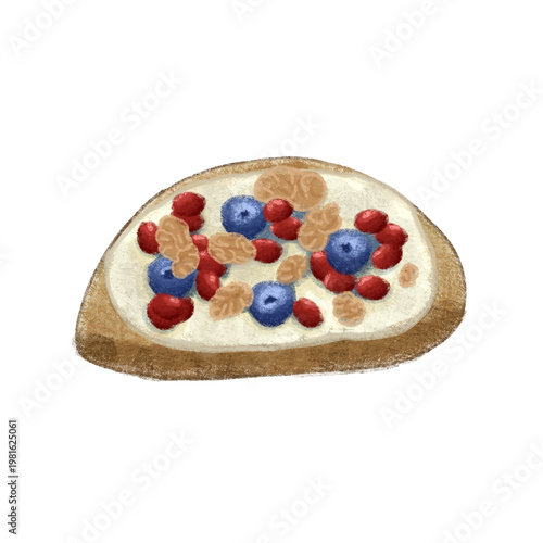 Fruits Sandwich/Toast