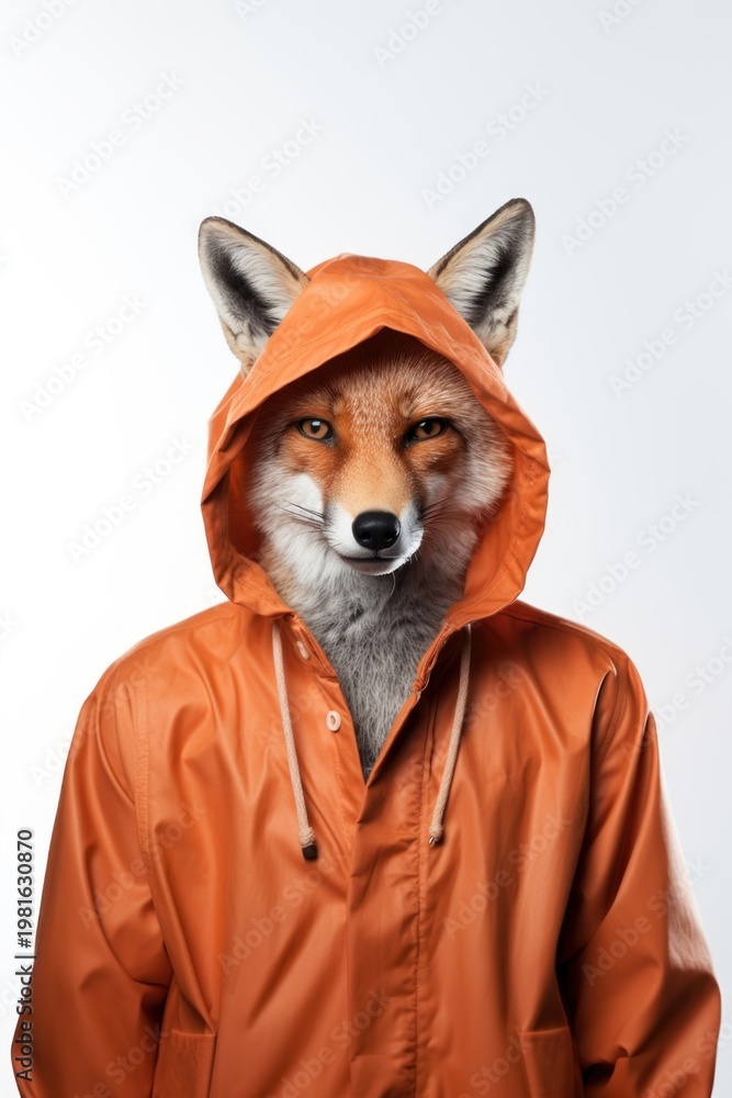 Fototapeta premium Fox sweatshirt mammal animal.
