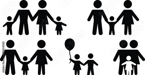 groups consisting of parents and their children