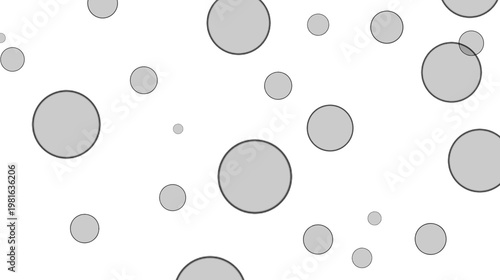 Black and white bubbles , Abstract background vector illustration