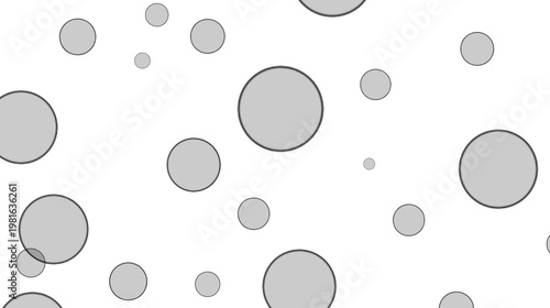 Black and white bubbles , Abstract background vector illustration
