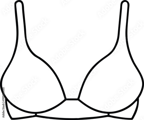 Smooth seamless T shirt bra outline for everyday wear and comfort lingerie design