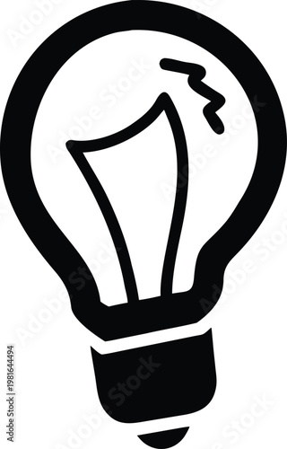 Black light bulb with filament idea inspiration