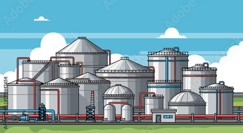 Industrial Storage Tanks and Pipelines