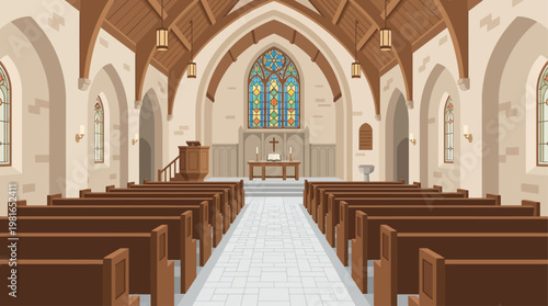 People gather for National Day of Prayer inside a church